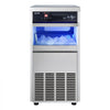 VEVOR Commercial Ice Maker Machine, 100 lbs/24h with 30-35 lbs Storage, Built-in/Freestanding/Under Counter, Stainless Steel Ice Maker with LED Display & Self-Cleaning, for Home Bar Restaurant
