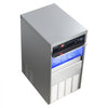 VEVOR Commercial Ice Maker Machine, 100 lbs/24h with 30-35 lbs Storage, Built-in/Freestanding/Under Counter, Stainless Steel Ice Maker with LED Display & Self-Cleaning, for Home Bar Restaurant