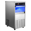VEVOR Commercial Ice Maker Machine, 100 lbs/24h with 30-35 lbs Storage, Built-in/Freestanding/Under Counter, Stainless Steel Ice Maker with LED Display & Self-Cleaning, for Home Bar Restaurant
