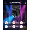 VEVOR LED Moving Head Light, 30W RGB Stage Light DJ Lighting Black 1 Pack, Spotlight for Weddings, Parties, Events, Live Show, 8 Gobos & 8 Color, 540° Pan & 270° Tilt, DMX Control, Sound Activated