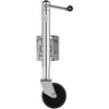 VEVOR Trailer Jack with Wheel, 1000 lbs Load Capacity, Heavy Duty Swivel Boat Trailer Jack with PP Single Wheel & Ergonomic Handle, 10-inch Lift, Fit for RVs, Boats, Horse Trailers, Utility Trailers