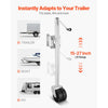 VEVOR Trailer Jack with Wheel, 2000 lbs Load Capacity, Heavy Duty Swivel Boat Trailer Jack with PP Dual Wheel & Ergonomic Handle, 15-27 Inch Lift Range, Fit for RVs, Boats and Utility Trailers