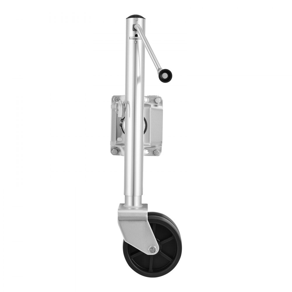 VEVOR Trailer Jack with Wheel, 2000 lbs Load Capacity, Heavy Duty Swivel Boat Trailer Jack with PP Dual Wheel & Ergonomic Handle, 15-27 Inch Lift Range, Fit for RVs, Boats and Utility Trailers