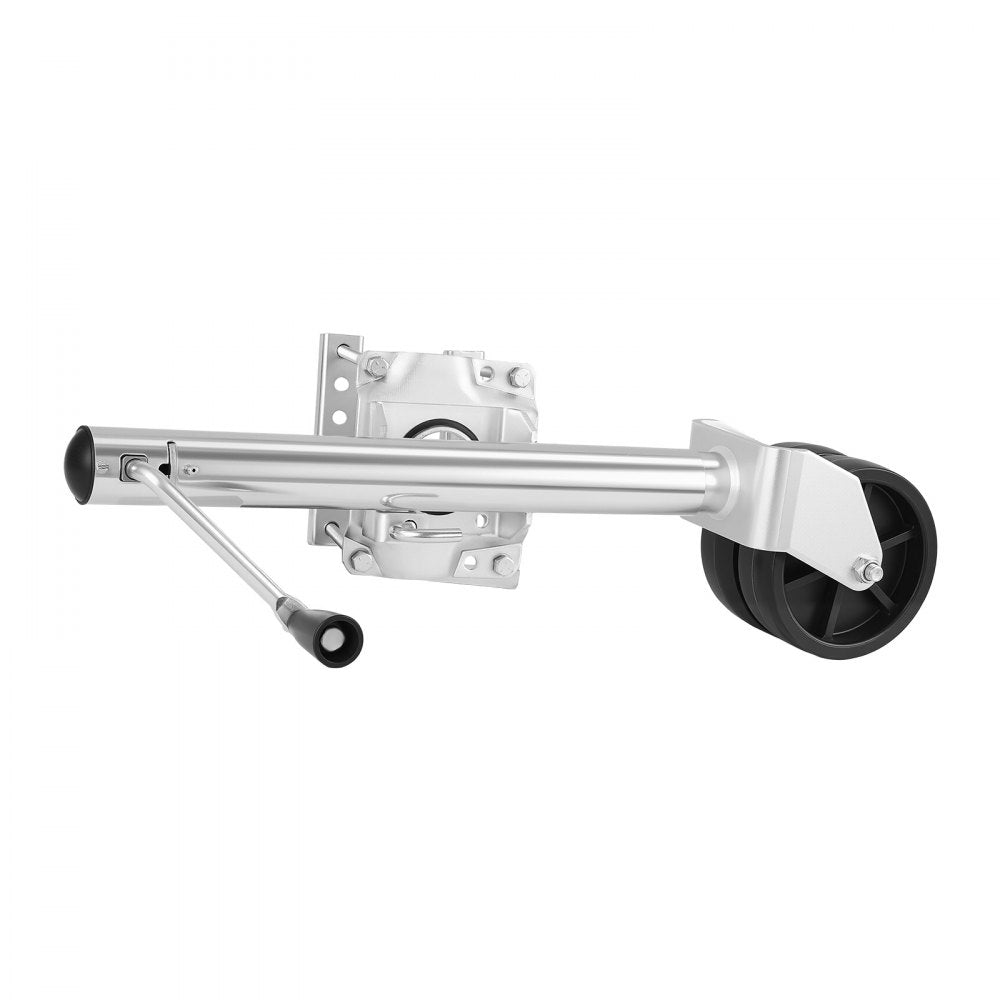 VEVOR Trailer Jack with Wheel, 2000 lbs Load Capacity, Heavy Duty Swivel Boat Trailer Jack with PP Dual Wheel & Ergonomic Handle, 15-27 Inch Lift Range, Fit for RVs, Boats and Utility Trailers