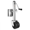 VEVOR Trailer Jack with Wheel, 1500 lbs Load Capacity, Heavy Duty Swivel Boat Trailer Jack with PP Single Wheel & Ergonomic Handle, 12-inch Lift, Fit for RVs, Boats, Horse Trailers, Utility Trailers
