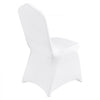 VEVOR Stretch Spandex Folding Chair Covers, Universal Fitted Chair Cover, Removable Washable Protective Slipcovers, for Wedding, Holiday, Banquet, Party, Celebration, Dining (12PCS White)