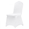 VEVOR Stretch Spandex Folding Chair Covers, Universal Fitted Chair Cover, Removable Washable Protective Slipcovers, for Wedding, Holiday, Banquet, Party, Celebration, Dining (12PCS White)