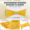 VEVOR Stretch Spandex Chair Sashes, Chair Slipcover and Stretch Chair Sash with Round Buckle, Elastic Chair Bands, Fitting Wedding, Holiday, Banquet, Party Chair Decoration (50 PCS Golden Yellow)