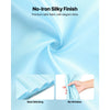 VEVOR Satin Chair Sashes Bows, 100PCS Chair Ribbon Ties Back Sash, 7 x 108 inch, Light Blue Wedding Reception Decoration, for Wedding Ceremony Baby Shower Party Events Banquet Chair Cover Decoration