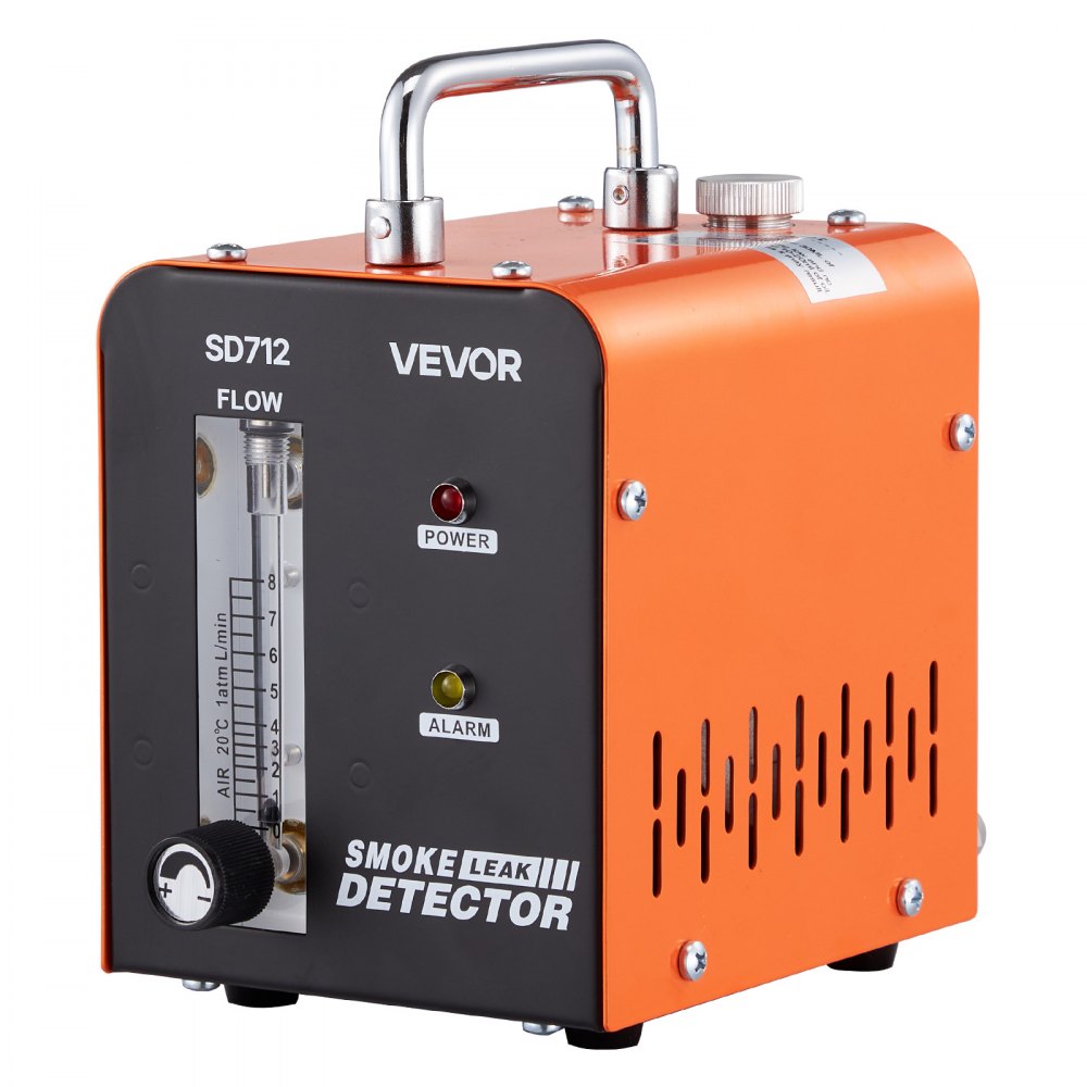 VEVOR Automotive Smoke Machine Leak Detector, DC 12V EVAP Vacuum Diagnostic Tester with Built-in Air Pump & Flow Meter, 1 PSI Vacuum Pipeline Fuel Diagnostic Detector for Cars, Motorcycles, Trucks