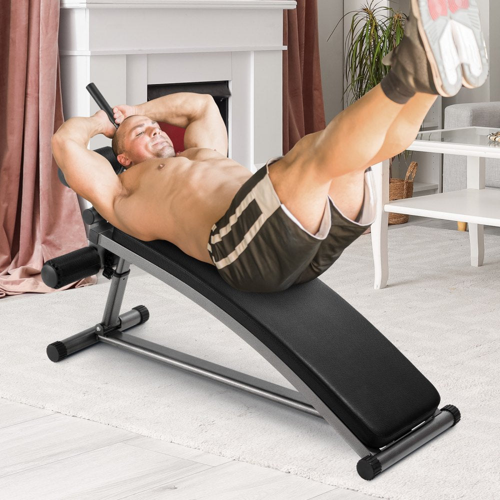 VEVOR Weight Bench, Adjustable Strength Training Bench, Press Bench for Full Body Workout, 600 LBS Multi-Purpose Sit up Bench for Home Gym Exercise, Incline Decline Bench with Reverse Crunch Handle