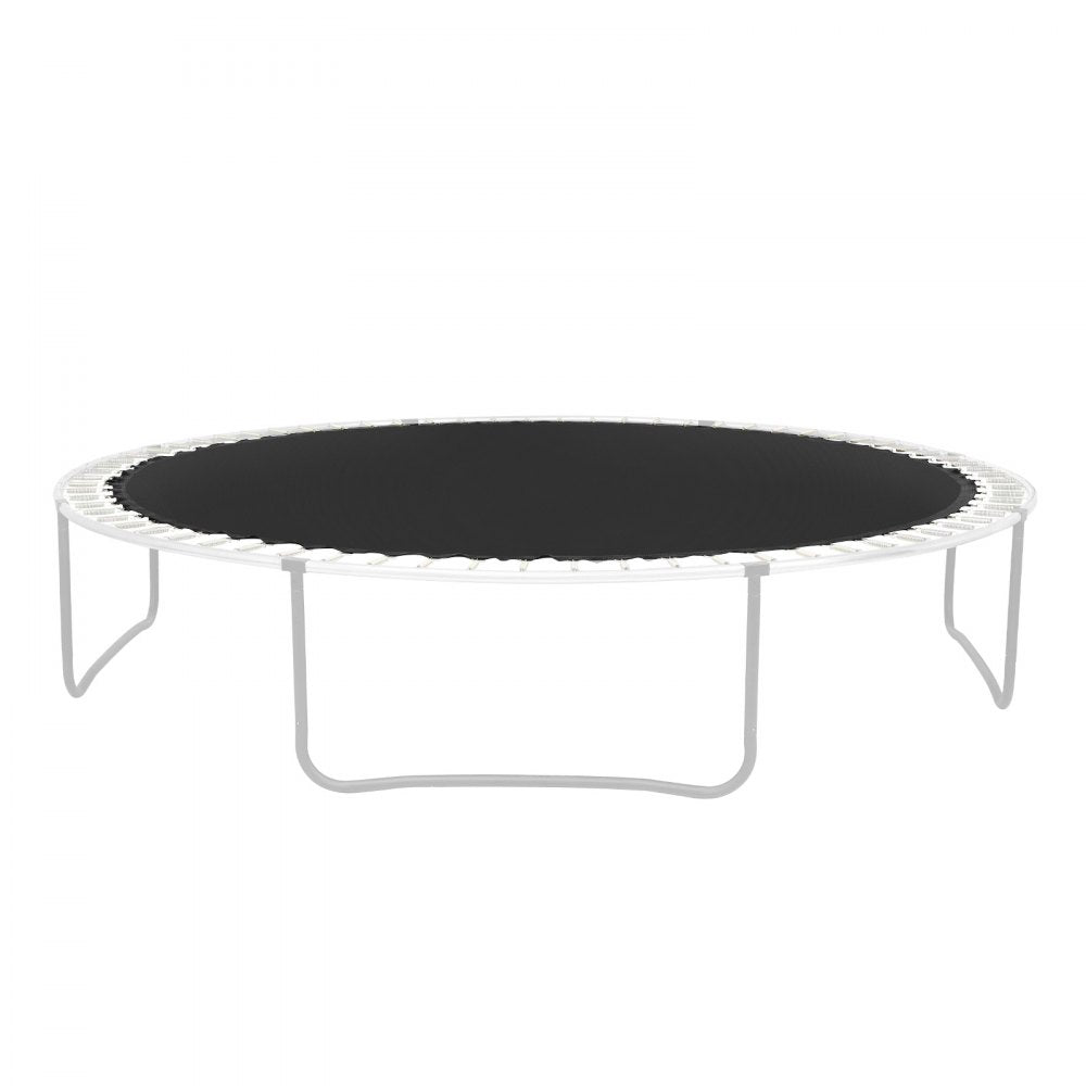 VEVOR Replacement Trampoline Mat, Jumping Mat Fits 14ft Frame, Universal Jumping Mat for 14ft Round Trampoline, Reinforce UV-Resistant Mat with Spring Tool & Durable V-Rings, Fit 6.5"-7" Spring Length