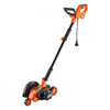 VEVOR Lawn Edger, 8-inch Blade Length, 12 Amp Electric Edger Lawn Tool, 4000 RPM, with 3-Position Blade Depth, 65 Mn, Pivoting Handle, Dual Wheels, for Lawns, Driveways, Yards, and Sidewalk Edges