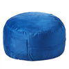 VEVOR Bean Bag Chair, 3 feet Round Bean Bag Chair with Removable and Washable Cover, 25D Memory Foam Filled with Soft and Smooth Dutch Velvet, Bean Bag for Bedroom or Playroom, Blue
