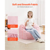 VEVOR Bean Bag Chair, 3 feet Round Bean Bag Chair with Removable and Washable Cover, 25D Memory Foam Filled with Soft and Smooth Dutch Velvet, Bean Bag for Bedroom or Playroom, Pink