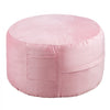 VEVOR Bean Bag Chair, 3 feet Round Bean Bag Chair with Removable and Washable Cover, 25D Memory Foam Filled with Soft and Smooth Dutch Velvet, Bean Bag for Bedroom or Playroom, Pink