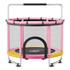 VEVOR 60" Trampoline for Kids, 5 FT Toddler Mini Trampoline, 132 lbs Indoor Outdoor Play Toys with Enclosure Net and Adjustable Gymnastics Bar, Christmas Toys Birthday Gifts for Girls Boys