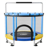 VEVOR 60" Trampoline for Kids, 5 FT Toddler Mini Trampoline, 132 lbs Indoor Outdoor Play Toys with Enclosure Net and Adjustable Gymnastics Bar, Christmas Toys Birthday Gifts for Girls Boys