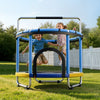VEVOR 60" Trampoline for Kids, 5 FT Toddler Mini Trampoline, 132 lbs Indoor Outdoor Play Toys with Enclosure Net and Adjustable Gymnastics Bar, Christmas Toys Birthday Gifts for Girls Boys