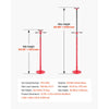 VEVOR Underhoist Support Stand, 1/2 Ton (1102 lbs) Capacity Under Hoist Jack Stand, Lifting from 54.02" to 83.86", Bearing Mounted Spin Handle, Self-Locking Threaded Screw, Support Vehicle Components