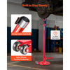 VEVOR Underhoist Support Stand, 3/4 Ton (1653 lbs) Capacity Under Hoist Jack Stand with Two Wheels, Lifting from 51.97" to 80", Bearing Mounted Spin Handle, Foot Pedal, Support Vehicle Components
