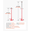 VEVOR Underhoist Support Stand, 3/4 Ton (1653 lbs) Capacity Under Hoist Jack Stand with Two Wheels, Lifting from 51.97" to 80", Bearing Mounted Spin Handle, Foot Pedal, Support Vehicle Components