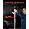 VEVOR Underhoist Support Stand, 1 Ton (2204 lbs) Capacity Under Hoist Jack Stand with Handle, Adjustable Height, Bearing Mounted Spin Handle, Self-Locking Threaded Screw, Support Vehicle Components