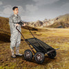 VEVOR Deer Cart, 500 LBS Capacity Folding Game Cart, Deer Cart Game Hauler with 4 Big Wheels & Ergonomic Handle, Heavy-Duty Game Cart Accessories, Utility Gear Dolly for Hunting Fishing Hiking