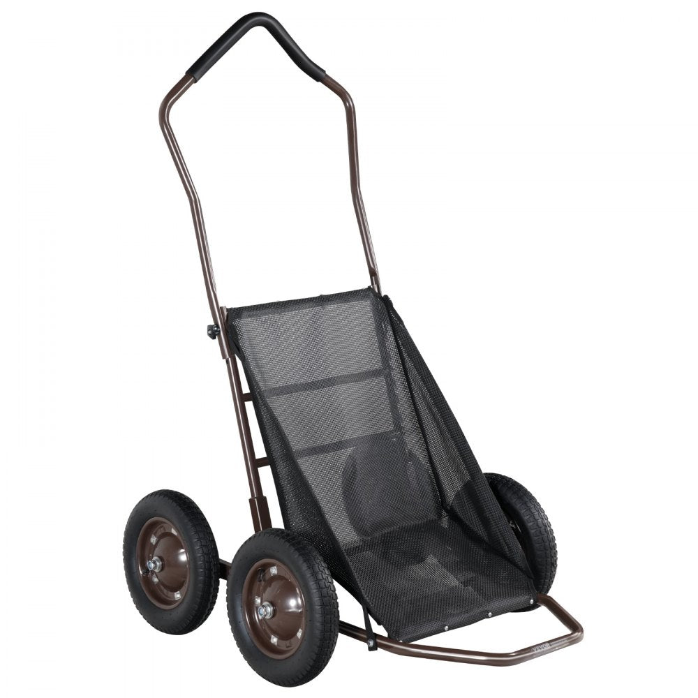 VEVOR Deer Cart, 500 LBS Capacity Folding Game Cart, Deer Cart Game Hauler with 4 Big Wheels & Ergonomic Handle, Heavy-Duty Game Cart Accessories, Utility Gear Dolly for Hunting Fishing Hiking