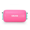 VEVOR Gymnastics Barrel Air Roller 23.6x40 in Inflatable Tumbling Air Mat, Octagon Tumbler Trainer with Electric Pump, Equipment for Back Handspring Training/Home Use/Gym/Yoga/Cheerleading, Pink