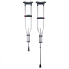 VEVOR Underarm Crutches, 13-Level Height Adjustable Underarm Walking Crutches, Lightweight Aluminum Crutches for Adults Teenager - with Soft Underarm Pad for Leg Injury Surgery Disabled, 1 Pair 300LBS