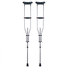 VEVOR Underarm Crutches, 13-Level Height Adjustable Underarm Walking Crutches, Lightweight Aluminum Crutches for Adults Teenager - with Soft Underarm Pad for Leg Injury Surgery Disabled, 1 Pair 300LBS