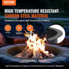 VEVOR Fire Pit Ring, 40-Inch Outer/36-Inch Inner Diameter, 8.5inch Height Fire Pit Insert, Heavy Duty Carbon Steel Liner DIY Campfire Ring above or In-Ground, for Outdoor Camping, Bonfires