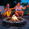 VEVOR Fire Pit Ring, 40-Inch Outer/36-Inch Inner Diameter, 8.5inch Height Fire Pit Insert, Heavy Duty Carbon Steel Liner DIY Campfire Ring above or In-Ground, for Outdoor Camping, Bonfires