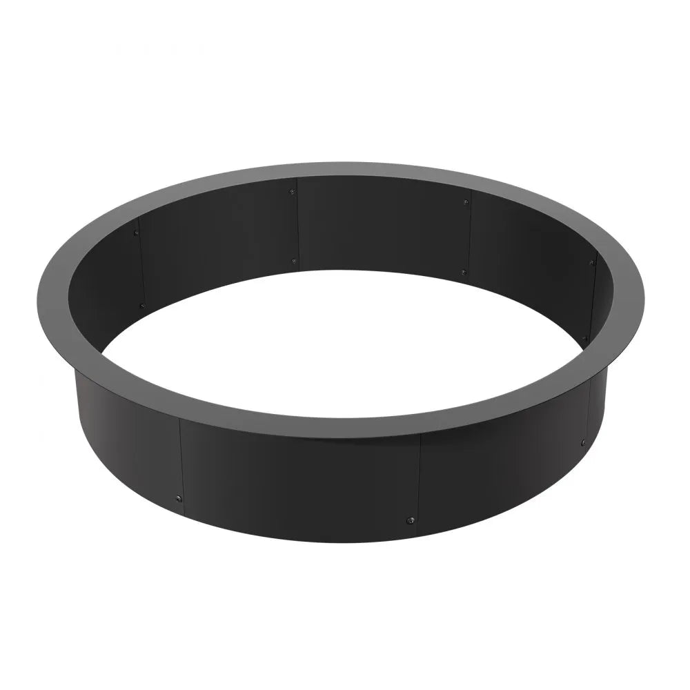 VEVOR Fire Pit Ring, 40-Inch Outer/36-Inch Inner Diameter, 8.5inch Height Fire Pit Insert, Heavy Duty Carbon Steel Liner DIY Campfire Ring above or In-Ground, for Outdoor Camping, Bonfires
