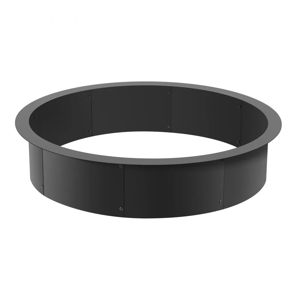 VEVOR Fire Pit Ring, 40-Inch Outer/36-Inch Inner Diameter, 8.5inch Height Fire Pit Insert, Heavy Duty Carbon Steel Liner DIY Campfire Ring above or In-Ground, for Outdoor Camping, Bonfires