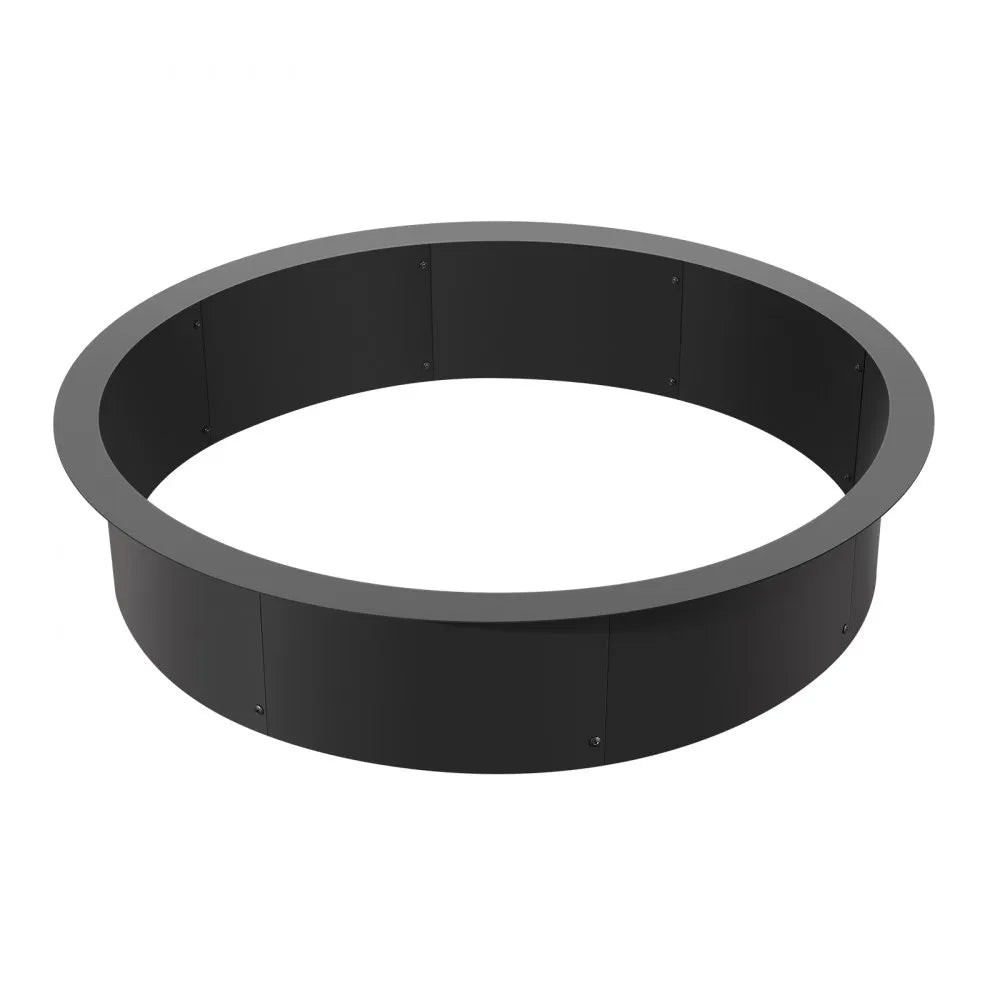 VEVOR Fire Pit Ring, 40-Inch Outer/36-Inch Inner Diameter, 8.5inch Height Fire Pit Insert, Heavy Duty Carbon Steel Liner DIY Campfire Ring above or In-Ground, for Outdoor Camping, Bonfires