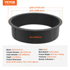 VEVOR Fire Pit Ring, 45-Inch Outer/39-Inch Inner Diameter, 10inch Height Fire Pit Insert, Heavy Duty Carbon Steel Liner DIY Campfire Ring above or In-Ground, for Outdoor Camping, Bonfires