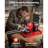 VEVOR Circular Saw Blade Sharpener, 370W 3590RPM Rotary Angle Mill Grinder Sharpening Machine with 5" Grinding Wheel & 6 Saw Centerings - Fits Φ3.2" to Φ27.5" Circular Saw Blades