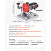 VEVOR Circular Saw Blade Sharpener, 140W 3800RPM Electric Saw Blade Sharpening Machine with 4" Ceramic & Diamond Grinding Wheels - Fits 3.5" to 15.7" Diameter Circular Saw Blades
