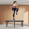 VEVOR Foldable Mini Trampoline, 40 Inch Fitness Rebounder, Max Load 330 lbs Exercise Trampoline, Stable & Quiet Indoor Small Workout Trampoline, Mini Trampoline for Adults Indoor/Garden Workout