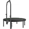 VEVOR Foldable Mini Trampoline, 40 Inch Fitness Rebounder, Max Load 330lbs Exercise Trampoline, Stable & Quiet Trampoline with 4 Level Height Adjustable Foam Handle, for Adults Indoor/Garden Workout
