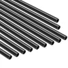 VEVOR Staircase Balusters 51 Pack, 36 In Aluminum Stair Balusters, 3/4 In Water-Proof Round Metal Spindle Railing, Hollow Deck Railing with Rail Caps & Screws for Stairs, Porch, Patio, Fence, Black