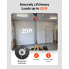 VEVOR Hand Chain Hoist, 1 Ton 2200 lbs Capacity, Manual Chain Block with Upgrade G70 Galvanized Chain, 20 ft Lifting Height, Heavy Duty Pulley Hoist for Garage Warehouse Automotive Machinery, Red