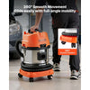 VEVOR Walnut Blaster Kit for Carbon Cleaning, 1200W Sand Blaster with Built-in Vacuum, Extension Nozzle Sandblaster Gun, and 5.5lbs Walnut Shell for Engine Intake Valve Cleaning - 13L
