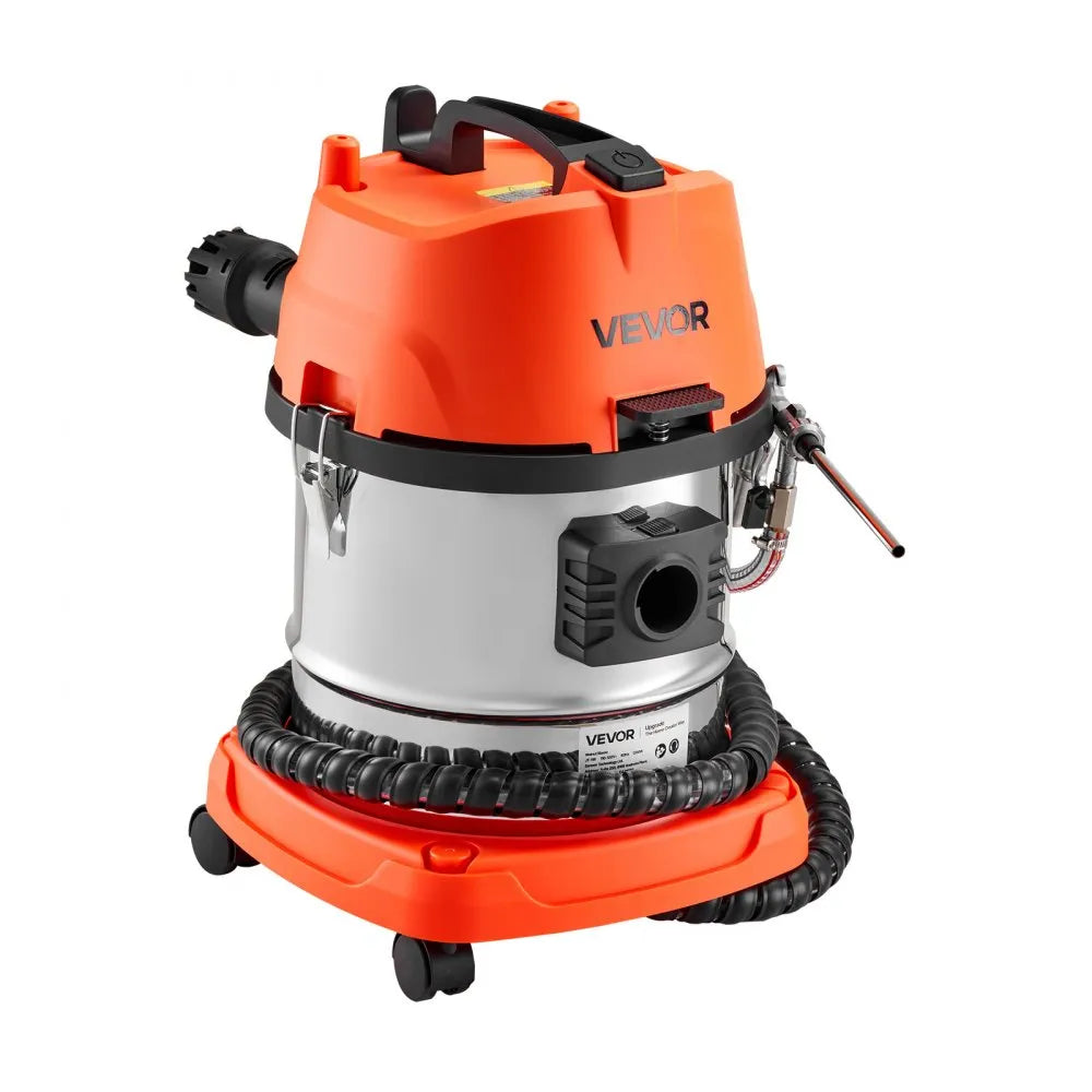 VEVOR Walnut Blaster Kit for Carbon Cleaning, 1200W Sand Blaster with Built-in Vacuum, Extension Nozzle Sandblaster Gun, and 5.5lbs Walnut Shell for Engine Intake Valve Cleaning - 13L