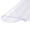 VEVOR Plastic Table Cover, 42 x 42 Inch 2.0 mm Thick Clear Table Protector, Round PVC Desk Mat, Waterproof & Easy Cleaning Desk Pad Tablecloth, for Office Dresser Dining Room Table Night Stand