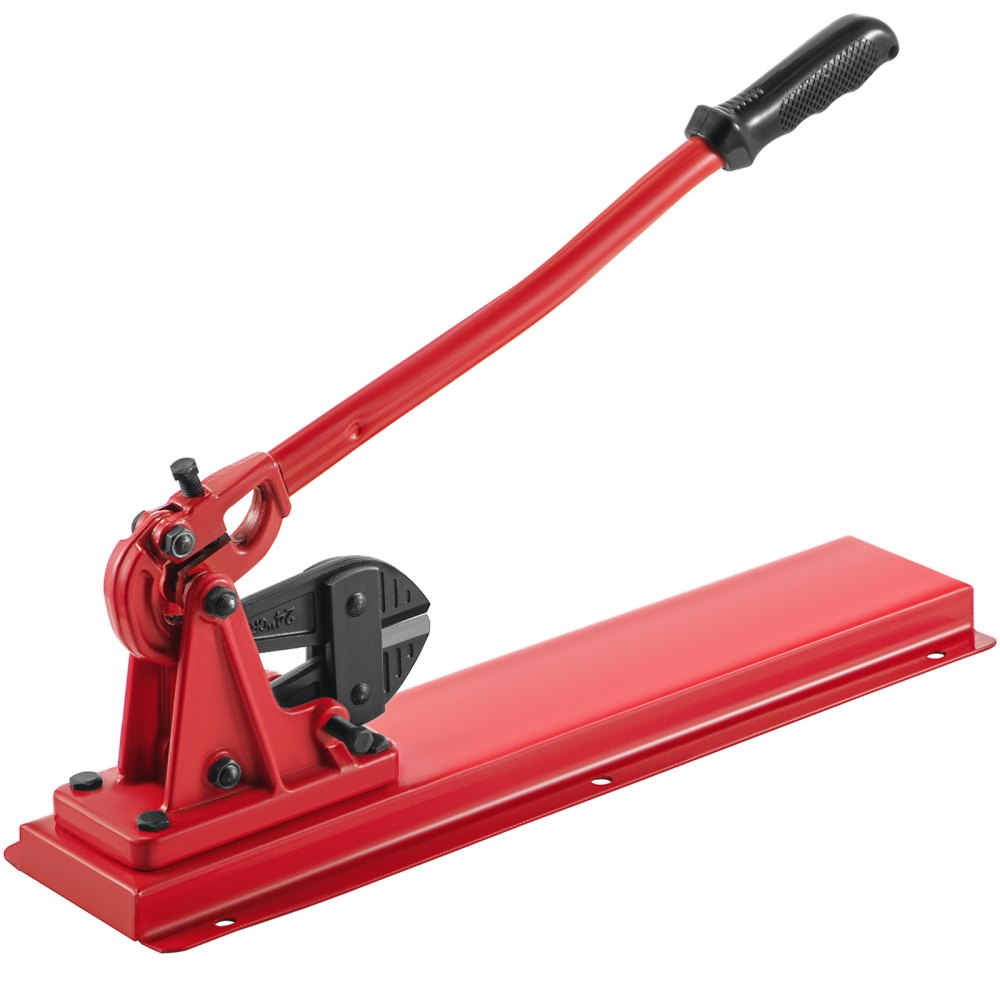 VEVOR Bench Swager Tool 24\" Wire Rope Swaging Tool with Crimper Cable Bolt Cutter Head Bench Crimper 1/16\"-3/16\" Aluminum/Copper Sleeves Bench Cable Alloy Steel Crimper Swager for1/2\" Wire Rope Fe
