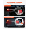 VEVOR Trailer Lights, 2PCS 12V Square Magnetic LED Trailer Tail Lights Kit with Stop Brake Turn Tail License Lamp, Waterproof Tow Lighting Kit with Wiring Harness for Boat Truck Camper RV Snowmobile