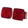 VEVOR Trailer Lights, 12V LED Trailer Tail Lights Kit with Stop Brake Turn Tail License Plate Clearance Lamp, Waterproof Tow Lighting Kit with Wiring Harness for Boat Truck Camper RV Snowmobile Bus